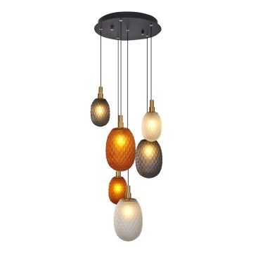 Rippvalgusti kaablil CACTUS 6xG9/5W/230V vask/hall/valge