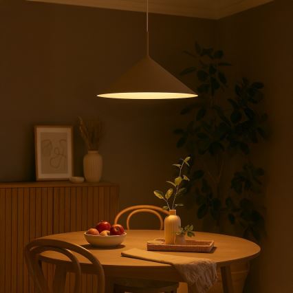 Rippvalgusti kaablil CAPITAL 1xGX53/15W/230V, läbimõõt 60 cm, beež