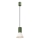 Rippvalgusti kaablil ESTRIA 1xE14/10W/230V, läbimõõt 14 cm, roheline