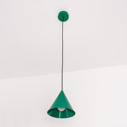 Rippvalgusti kaablil ETNA II 1xE27/15W/230V Ø 18,5 cm roheline