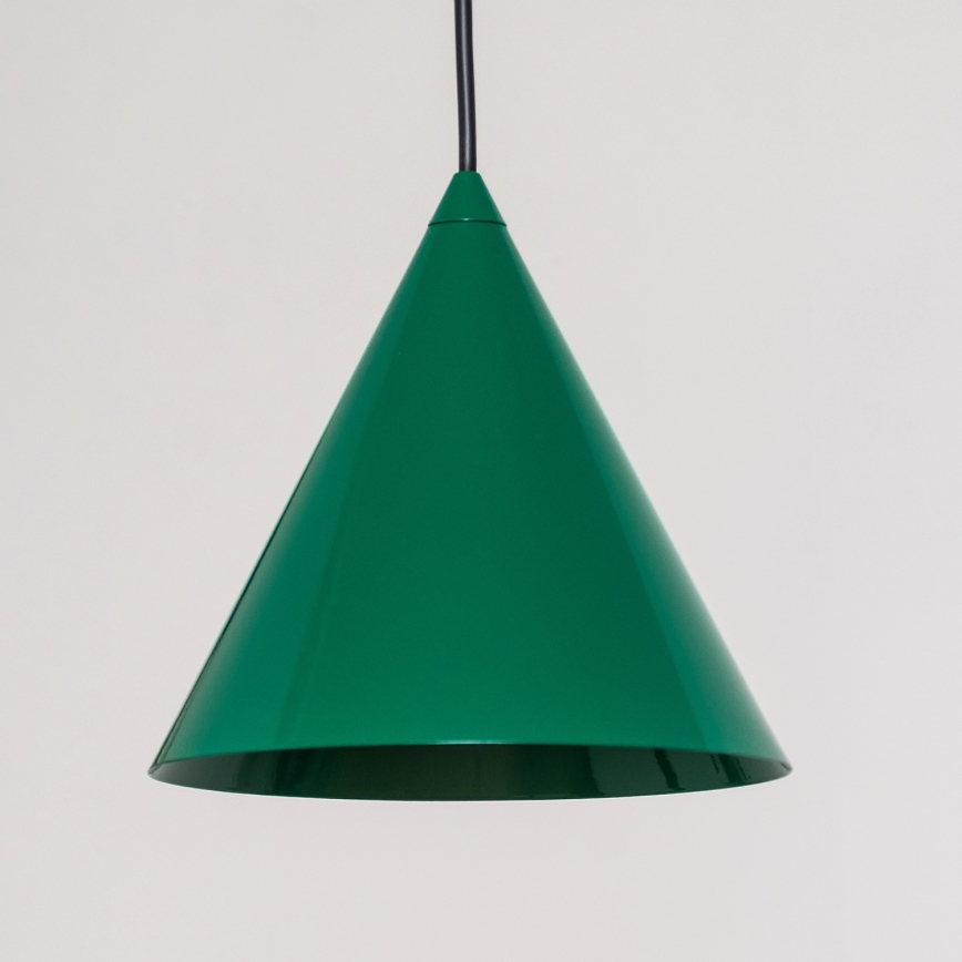 Rippvalgusti kaablil ETNA II 1xE27/15W/230V Ø 18,5 cm roheline