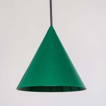 Rippvalgusti kaablil ETNA II 1xE27/15W/230V Ø 18,5 cm roheline