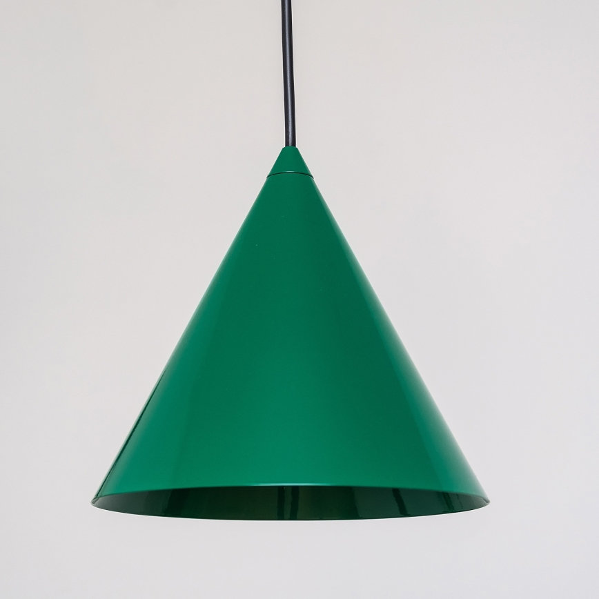 Rippvalgusti kaablil ETNA II 1xE27/15W/230V Ø 18,5 cm roheline
