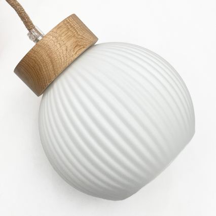 Rippvalgusti kaablil LOOMIS 5xE27/15W/230V 130 cm beež/tamm