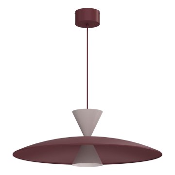 Rippvalgusti kaablil MISTIC 1xGX53/15W/230V burgundipunane