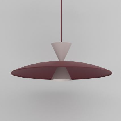 Rippvalgusti kaablil MISTIC 1xGX53/15W/230V burgundipunane