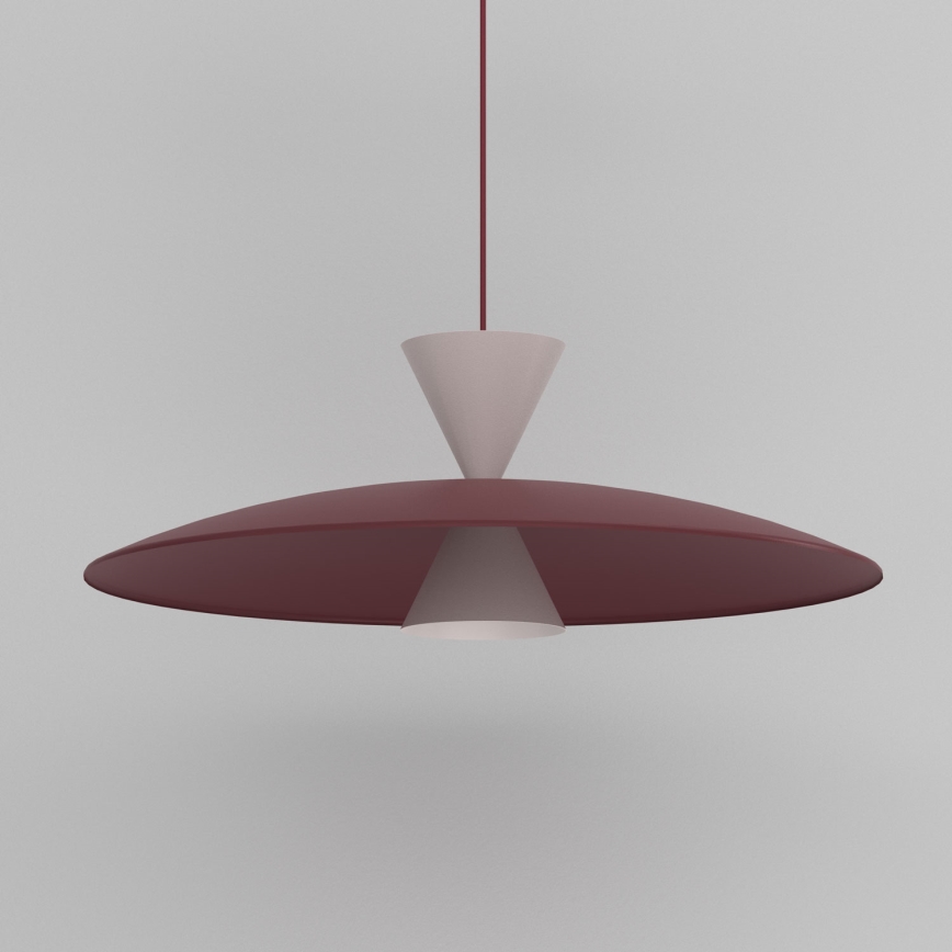 Rippvalgusti kaablil MISTIC 1xGX53/15W/230V burgundipunane