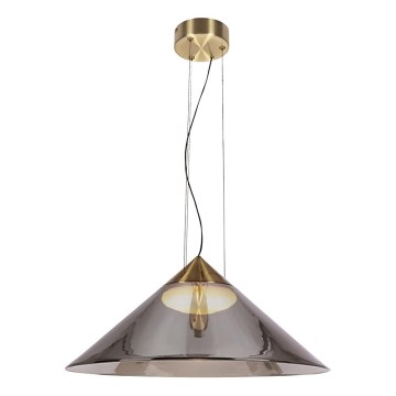 Rippvalgusti kaablil PRESTO 1xGX53/10W/230V, läbimõõt 50 cm, kuldne/suitsuhall