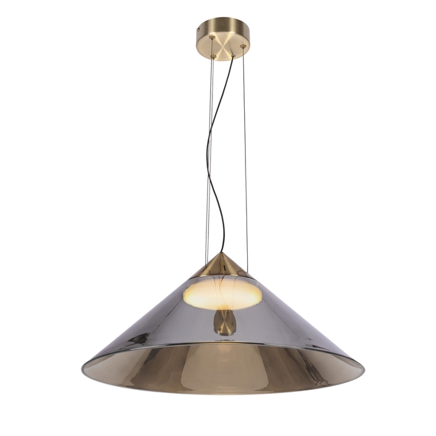 Rippvalgusti kaablil PRESTO 1xGX53/10W/230V, läbimõõt 50 cm, kuldne/suitsuhall