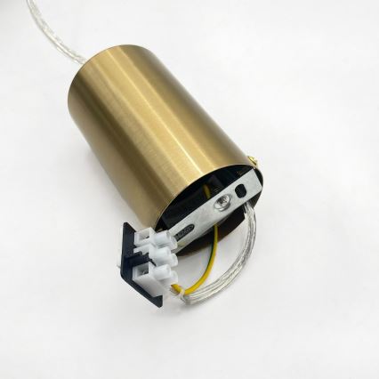 Rippvalgusti kaablil ROYAL 1xE27/15W/230V kuldne/valge