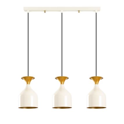 Rippvalgusti kaablil SIVANI 3xE27/40W/230V valge/vasetoon
