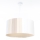 Rippvalgusti kaablil STRIPES 1xE27/60W/230V, läbimõõt 60 cm, kreemjas