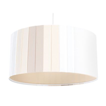 Rippvalgusti kaablil STRIPES 1xE27/60W/230V, läbimõõt 60 cm, kreemjas