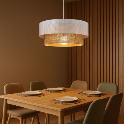 Rippvalgusti köiele BORHO 1xE27/60W/230V valge/juut