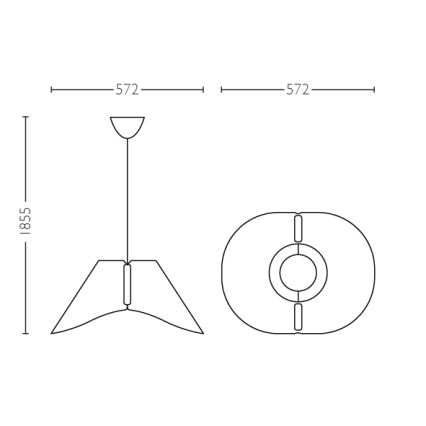 Rippvalgusti lakke E27/60W/230V