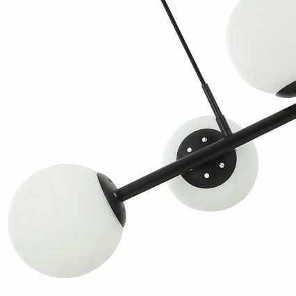 Rippvalgusti MADDIE 5xE14/5W/230V musta
