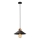 Rippvalgusti MANAVGAT 1xE27/40W/230V musta/pruun
