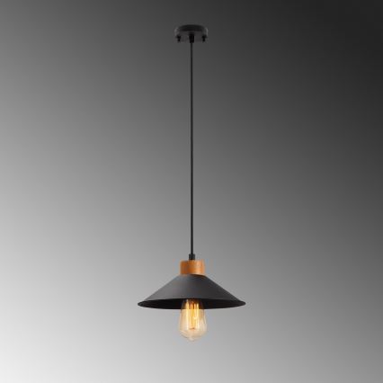 Rippvalgusti MANAVGAT 1xE27/40W/230V musta/pruun