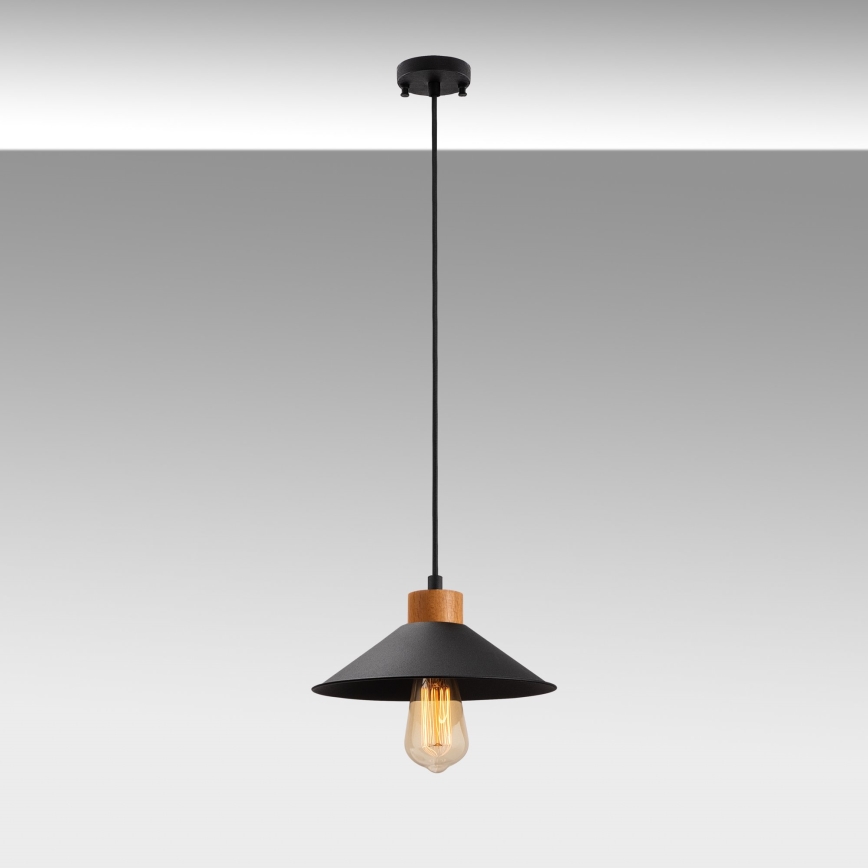 Rippvalgusti MANAVGAT 1xE27/40W/230V musta/pruun