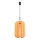 Rippvalgusti MULA kaabliga 1xE27/15W/230V Ø 27 cm kollane