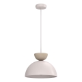 Rippvalgusti NEVIS kaabliga 1xE27/15W/230V, läbimõõt 29 cm, kreemjas