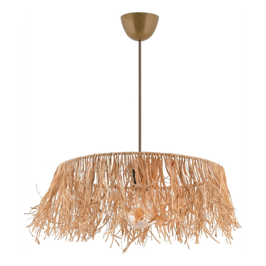 Rippvalgusti nööriga MARISKA 1xE27/40W/230V rafia