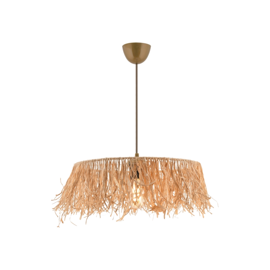 Rippvalgusti nööriga MARISKA 1xE27/40W/230V rafia