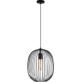 Rippvalgusti OVELLA nööril 1xE27/15W/230V läbimõõt 34 cm must