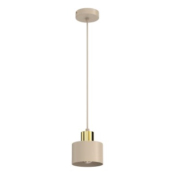 Rippvalgusti PARKLA 1xE27/15W/230V beež/kuldne