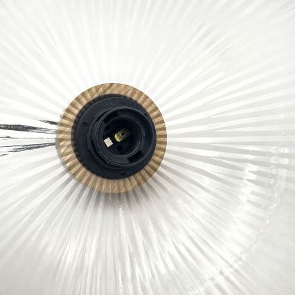 Rippvalgusti PIA 1xE27/60W/230V Ø 30 cm, tamm