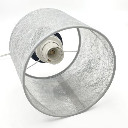 Rippvalgusti ROSA kaabliga 1xE27/60W/230V must/hall