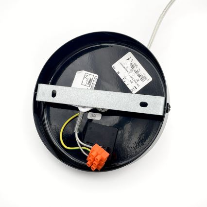 Rippvalgusti ROSA kaabliga 1xE27/60W/230V must/hall