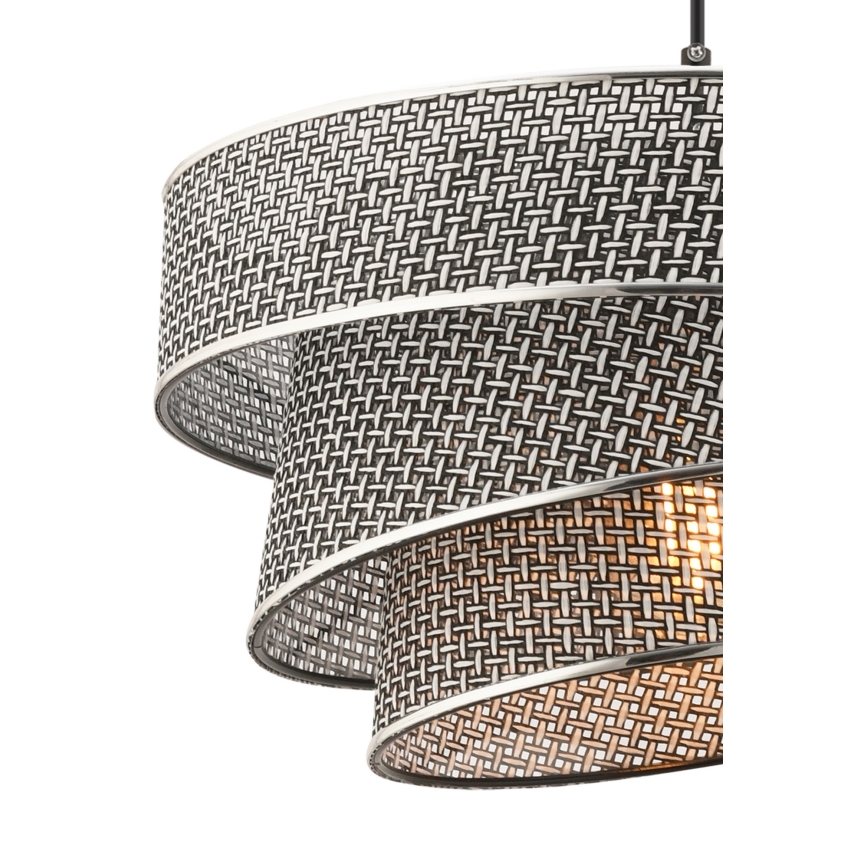 Riputatav lamp COUPER 1xE27/60W/230V hall/ läikiv kroon
