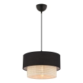 Riputatav lamp ECHO 1xE27/60W/230V must/kreem