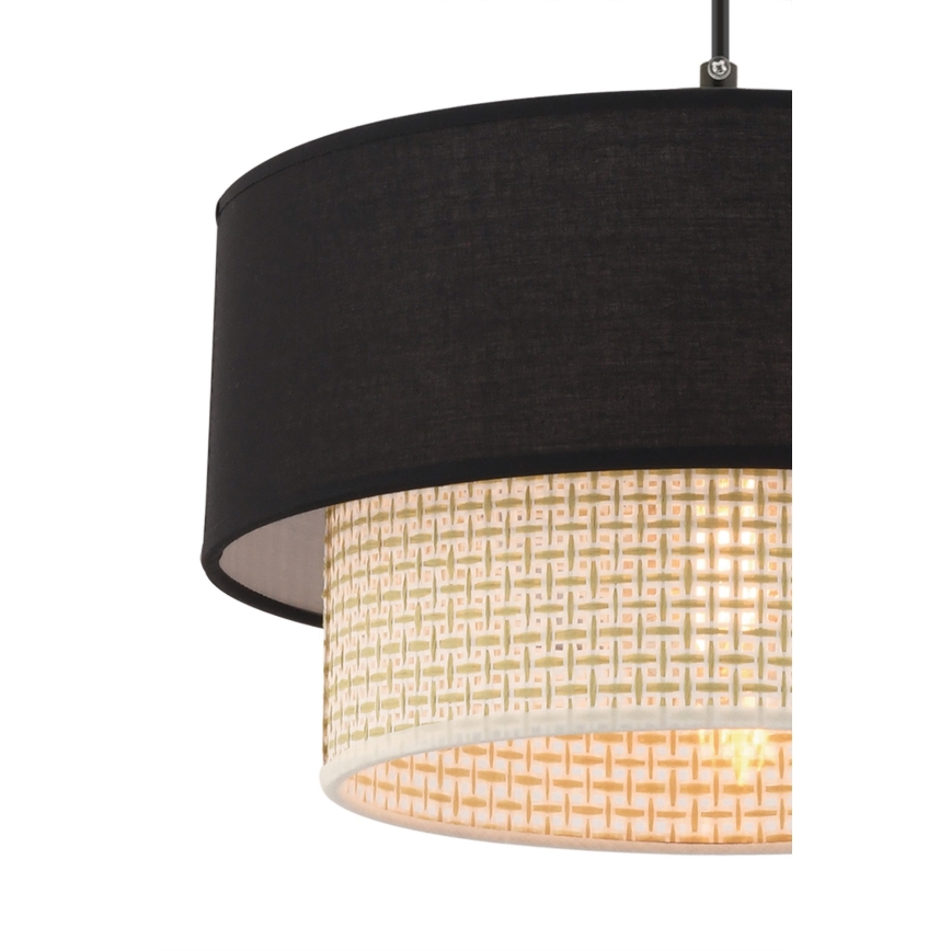 Riputatav lamp ECHO 1xE27/60W/230V must/kreem