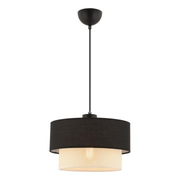 Riputatav lamp ECHO 1xE27/60W/230V must/kreem