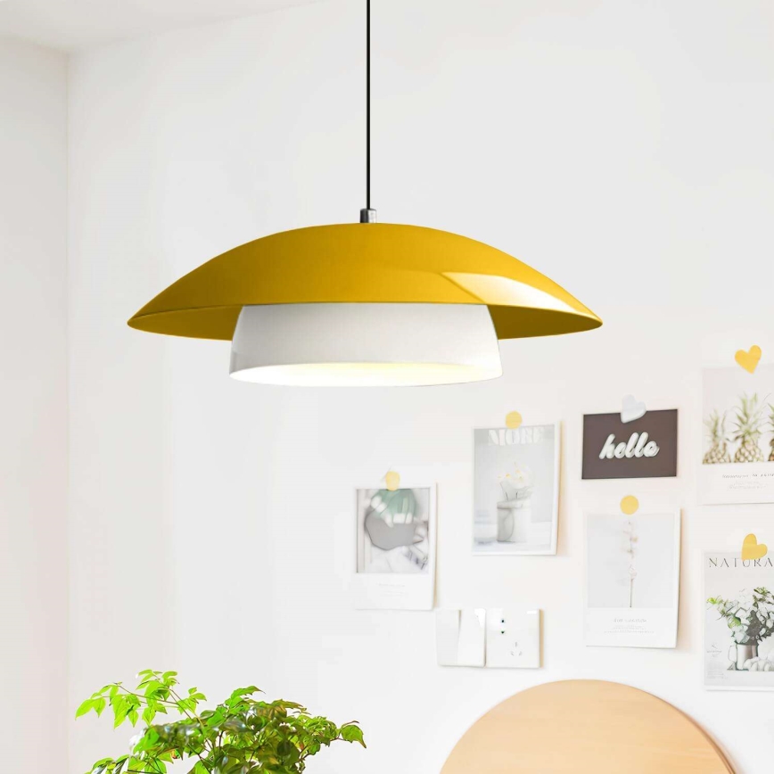 Riputatav lamp MOONLIGH 1xE27/40W/230V kollane