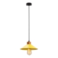 Riputatav valgusti MANAVGAT 1xE27/40W/230V kollane/pruun