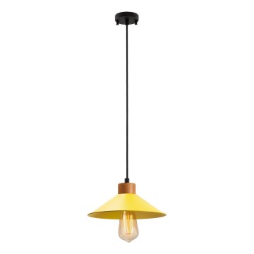 Riputatav valgusti MANAVGAT 1xE27/40W/230V kollane/pruun