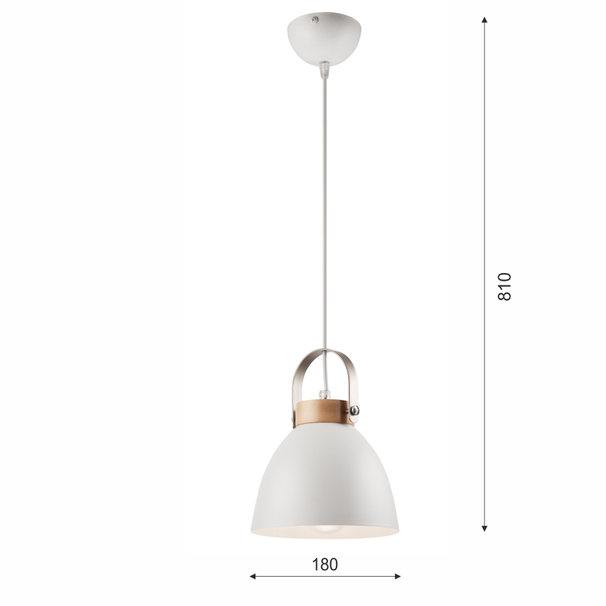 Ripats köisliinil DANIELLE 1xE27/60W/230V pöök