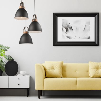 Ripats köisliinil DANIELLE 3xE27/60W/230V pöök