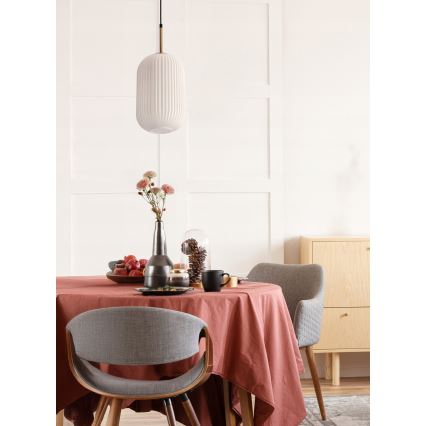 Riputuli CRESTO 1xE27/40W/230V valge/kuldne