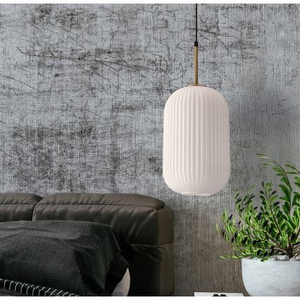 Riputuli CRESTO 1xE27/40W/230V valge/kuldne
