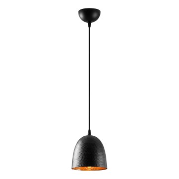 Riputuslamp TATTOO 1xE27/40W/230V Ø 16 cm must
