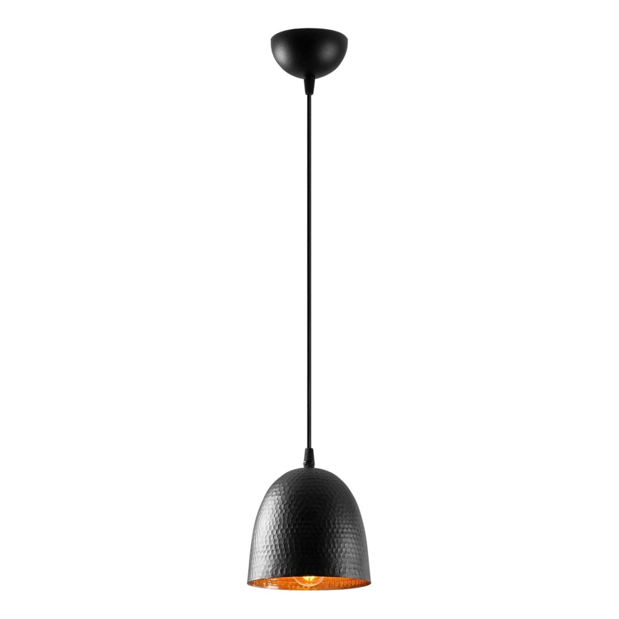 Riputuslamp TATTOO 1xE27/40W/230V Ø 16 cm must