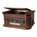 Roadstar HIF-1996D+BT - Hi-Fi süsteem plaatimängija, raadio, CD- ja kassettmängijaga 40W/230V + kaugjuhtimispult