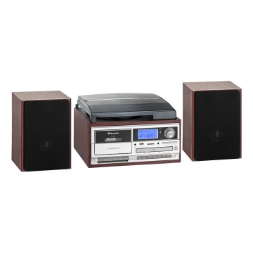 Roadstar HIF-8892 EBT - Hi-Fi-süsteem, millel on plaadimängija, CD- ja kassettmängija, 64W/230V + kaugjuhtimispult