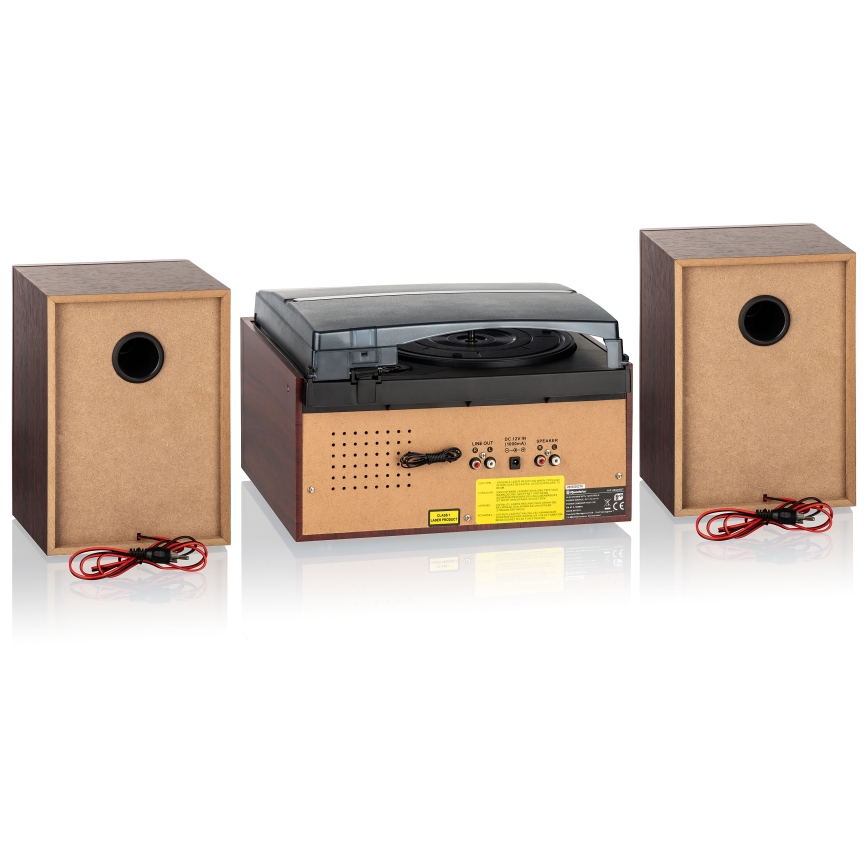 Roadstar HIF-8892 EBT - Hi-Fi-süsteem, millel on plaadimängija, CD- ja kassettmängija, 64W/230V + kaugjuhtimispult
