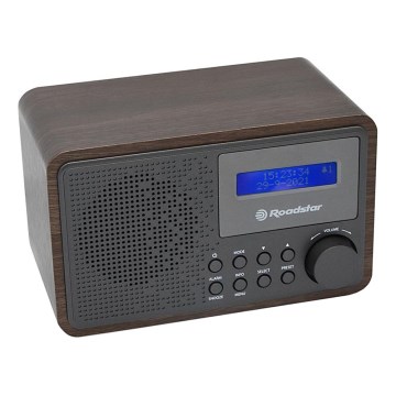 Roadstar HRA-700D+/WD - Raadio DAB+, FM ja äratuskellaga 16W/230V/4xAA