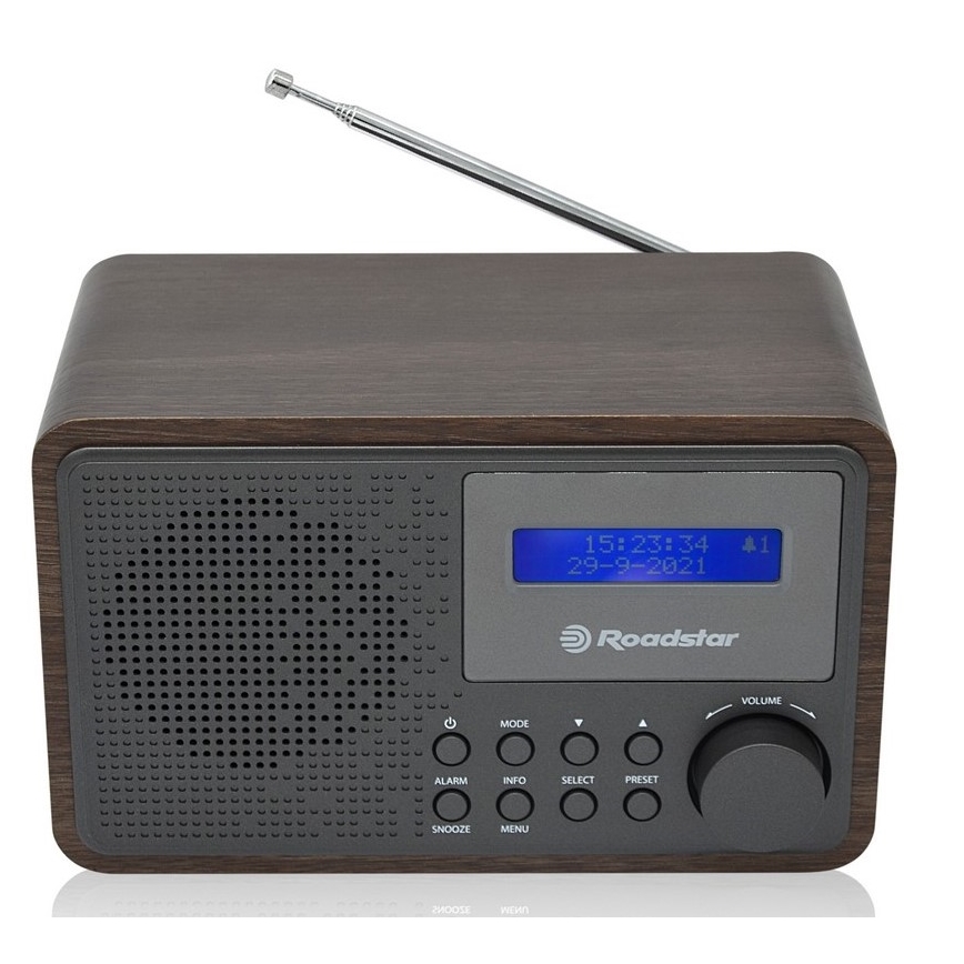 Roadstar HRA-700D+/WD - Raadio DAB+, FM ja äratuskellaga 16W/230V/4xAA